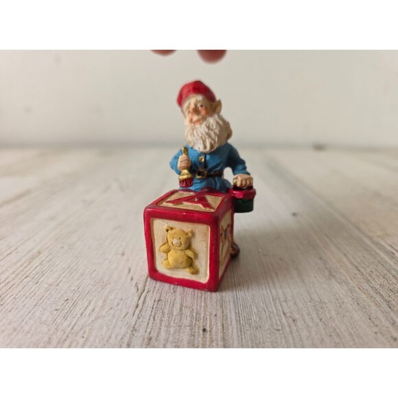 Vintage elf black painting toy figurine village Xmas decor - Picture 6 of 8